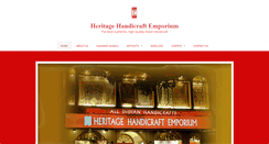 Desktop Screenshot of heritagehandicraft.com