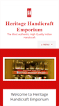 Mobile Screenshot of heritagehandicraft.com